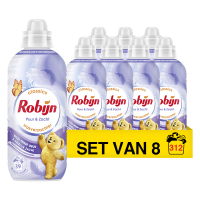 Robijn Aanbieding: Robijn Classics Wasverzachter Puur & Zacht 780 ml (8 stuks - 312 Wasbeurten)  SRO05323