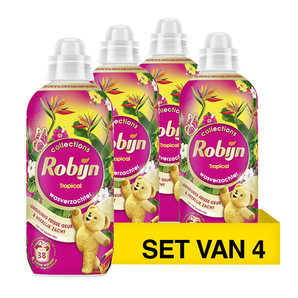 Aanbieding: Robijn Classics Wasverzachter Tropical 780 ml (4 flessen - 156 wasbeurten) SRO05449 - 2