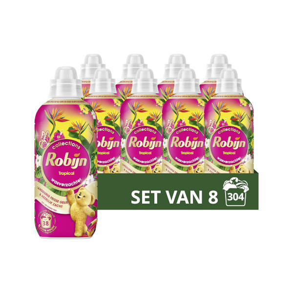 Aanbieding: Robijn Collections Tropical Wasverzachter 765 ml (8 stuks - 304 wasbeurten) SRO05349 - 1
