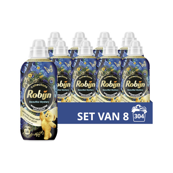 Aanbieding: Robijn Collections Wasverzachter Beautiful Mystery 765 ml (8 stuks - 304 wasbeurten) SRO05303 - 1