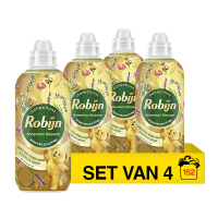 Aanbieding: Robijn Collections Wasverzachter Bohemian Blossom 765 ml (4 flessen - 152 wasbeurten) SRO05453