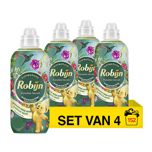 Aanbieding: Robijn Collections Wasverzachter Paradise Secret 765 ml (4 flessen - 152 wasbeurten) SRO05448 - 1