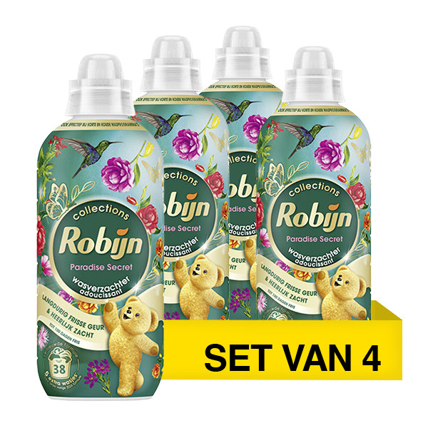 Aanbieding: Robijn Collections Wasverzachter Paradise Secret 765 ml (4 flessen - 152 wasbeurten) SRO05448 - 2