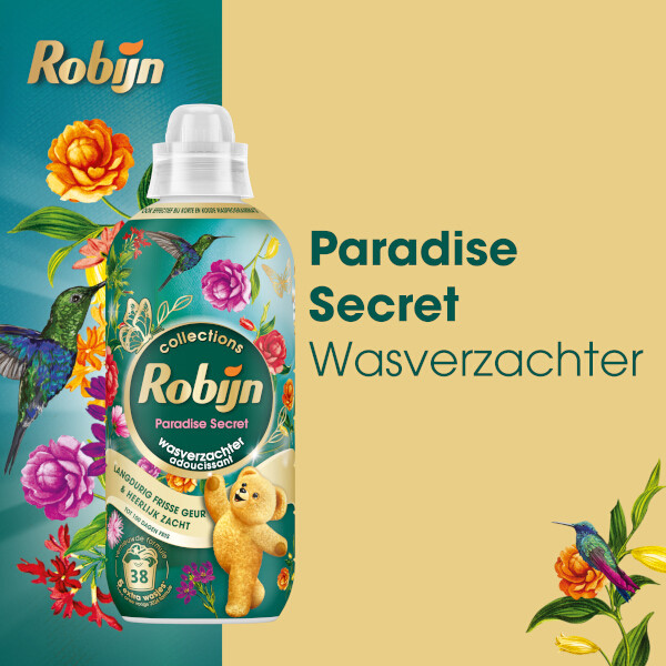 Aanbieding: Robijn Collections Wasverzachter Paradise Secret 765 ml (8 stuks - 304 Wasbeurten) SRO05307 - 2