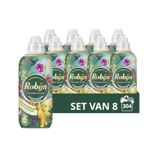 Aanbieding: Robijn Collections Wasverzachter Paradise Secret 765 ml (8 stuks - 304 Wasbeurten) SRO05307 - 4