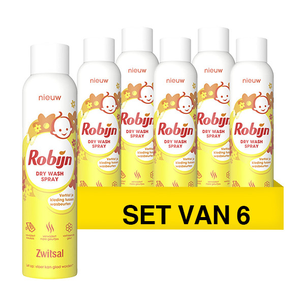 Robijn Aanbieding: Robijn Dry Wash spray Zwitsal (6 x 200 ml)  SRO05135 - 1