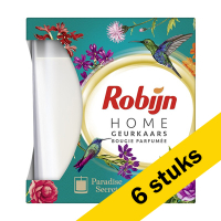 Robijn Aanbieding: Robijn Geurkaars Paradise Secret 115 gram (6 stuks)  SRO05137