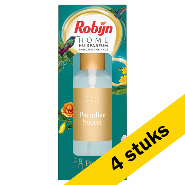 Aanbieding: Robijn HOME Huisparfum Paradise Secret 250 ml (4 stuk) SRO05143 - 1
