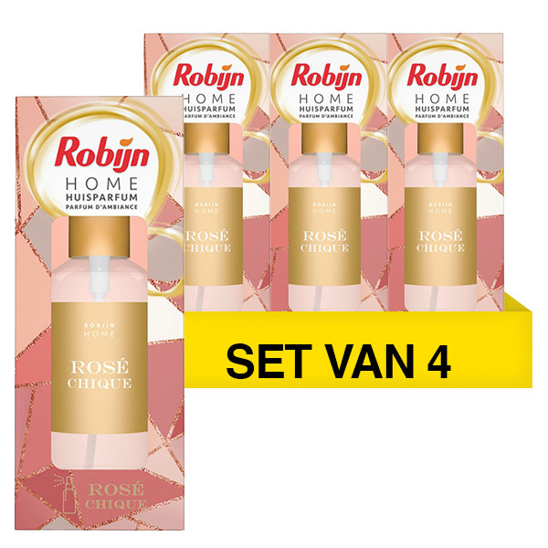 Robijn Aanbieding: Robijn HOME Huisparfum Rose Chic 250 ml (4 stuk)  SRO05145 - 1