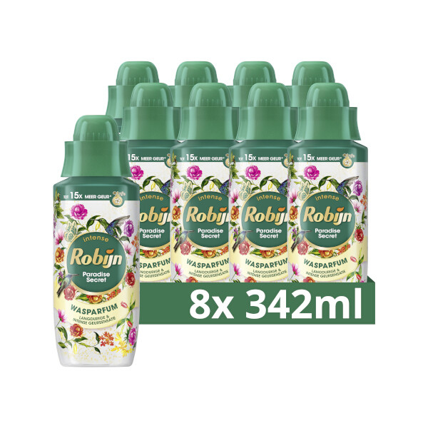 Aanbieding: Robijn Intense Wasparfum Paradise Secret (8 stuks à 342 ml) SRO05329 - 1