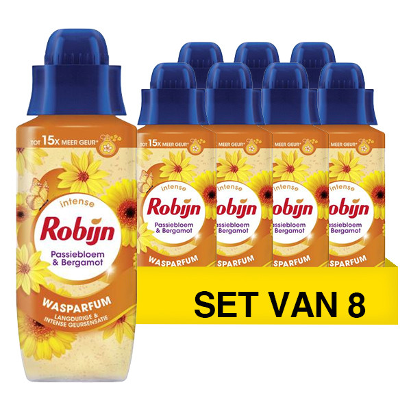 Aanbieding: Robijn Intense Wasparfum Passiebloem & Bergamot (8 stuks á 342 ml) SRO05266 - 1