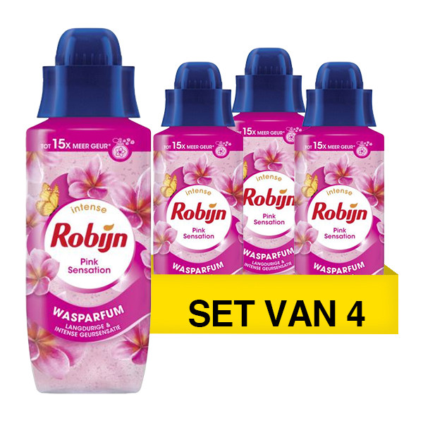 Aanbieding: Robijn Intense Wasparfum Pink Sensation (4 stuks à 342 ml) SRO05271 - 1