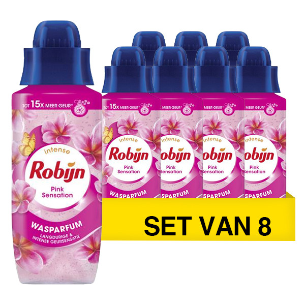 Aanbieding: Robijn Intense Wasparfum Pink Sensation (8 stuks à 342 ml) SRO05272 - 1