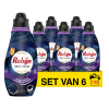 Aanbieding: Robijn Klein & Krachtig Black Velvet Vloeibaar Wasmiddel 665 ml (6 flessen - 132 wasbeurten) SRO05440 - 1
