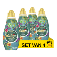 Aanbieding: Robijn Klein & Krachtig Color Paradise Secret Vloeibaar Wasmiddel 665 ml (4 flessen - 76 wasbeurten) SRO05437