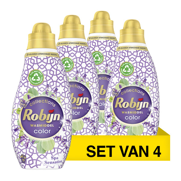 Aanbieding: Robijn Klein & Krachtig Color Spa Sensation Vloeibaar Wasmiddel 665 ml (4 flessen - 76 wasbeurten) SRO05432 - 2