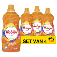Aanbieding: Robijn Klein & Krachtig Color Vloeibaar Wasmiddel 1,19 liter (4 flessen - 156 wasbeurten) SRO05274