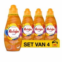 Aanbieding: Robijn Klein & Krachtig Color Vloeibaar Wasmiddel 665 ml (4 flessen - 88 wasbeurten) SRO05428