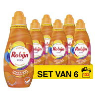 Aanbieding: Robijn Klein & Krachtig Color Vloeibaar Wasmiddel 665 ml (6 flessen -  132 wasbeurten) SRO05429