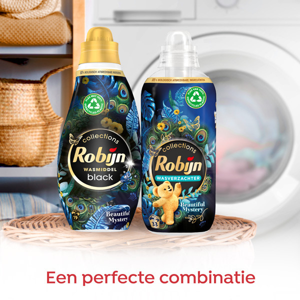 Robijn Aanbieding: Robijn Klein & Krachtig Vloeibaar Wasmiddel Black Velvet Beautiful Mystery 665 ml (8 flessen - 152 wasbeurten)  SRO05084 - 5