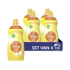 Aanbieding: Robijn Klein & Krachtig Vloeibaar Wasmiddel Color Zwitsal 1190 ml (4 flessen - 136 wasbeurten)