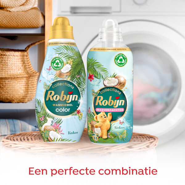Aanbieding: Robijn Klein & Krachtig Vloeibaar Wasmiddel Kokos Sensation 665 ml (6 flessen - 114 wasbeurten) SRO05080 - 6