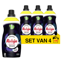 Robijn Aanbieding: Robijn Klein & Krachtig vloeibaar wasmiddel Black Velvet 1190 ml (4 flessen - 136 wasbeurten)  SRO05108