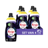 Aanbieding: Robijn Klein & Krachtig vloeibaar wasmiddel Black Velvet 1190 ml (4 flessen - 136 wasbeurten)