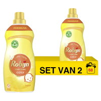 Robijn Aanbieding: Robijn Klein & Krachtig vloeibaar wasmiddel Color Zwitsal 1190 ml (2 flessen - 68 wasbeurten)  SRO05218