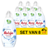 Robijn Aanbieding: Robijn Klein & Krachtig vloeibaar wasmiddel Stralend Wit 665 ml (8 flessen - 152 wasbeurten)  SRO05072