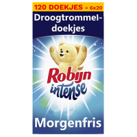 Robijn Aanbieding: Robijn Morgenfris Droogtrommeldoekjes (6 dozen - 20 stuks)  SRO05301