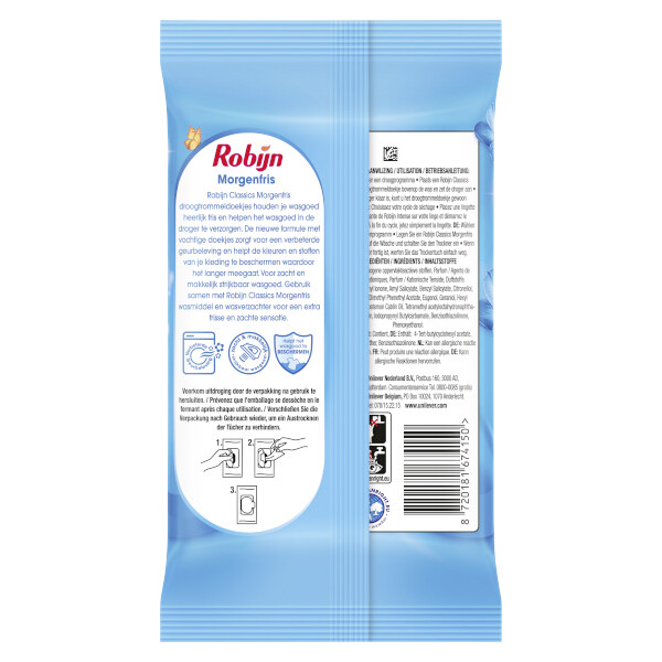 Aanbieding: Robijn Morgenfris Droogtrommeldoekjes (6 dozen - 20 stuks) SRO05301 - 3