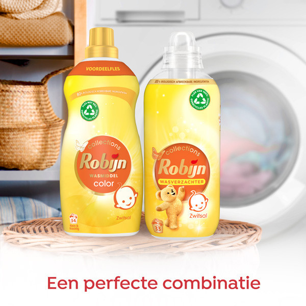 Aanbieding: Robijn Perfect Match Zwitsal (3 flessen wasmiddel + 2 flessen wasverzachter) SRO05472 - 2