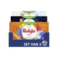 Robijn Aanbieding: Robijn Perfecte Match 3-in-1 Wasmiddel Capsules (3 dozen - 45 wasbeurten)  SRO05227