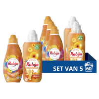 Robijn Aanbieding: Robijn Perfecte Match Wasmiddel & Wasverzachter Color (5 stuks - 60 wasbeurten)  SRO05230
