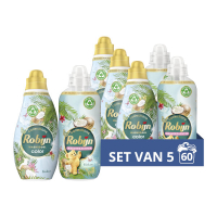 Robijn Aanbieding: Robijn Perfecte Match Wasmiddel & Wasverzachter Kokos (5 flessen - 60 wasbeurten)  SRO05231