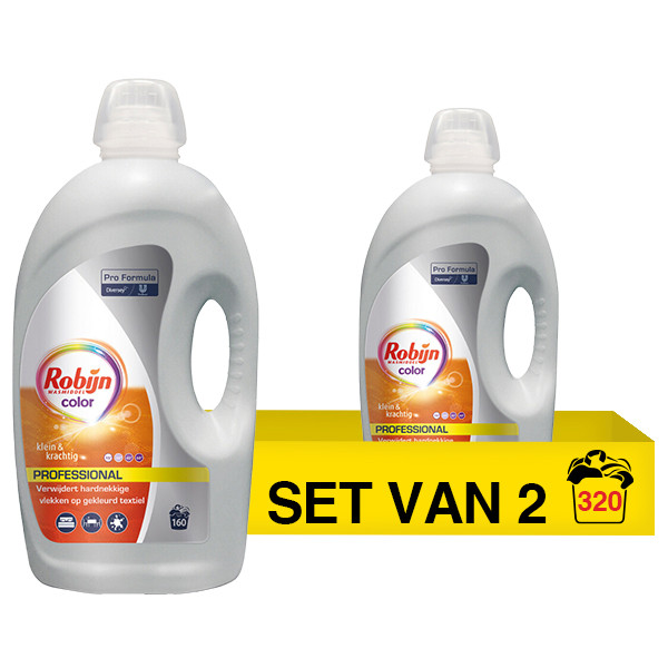 Aanbieding: Robijn Professional Klein & Krachtig Color Wasmiddel (8,64 liter - 320 wasbeurten) SRO05225 - 1