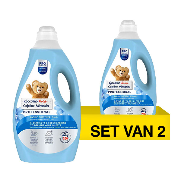 Aanbieding: Robijn Professional Wasverzachter Fresh 5 liter (2 flessen - 400 wasbeurten) SRO05416 - 2
