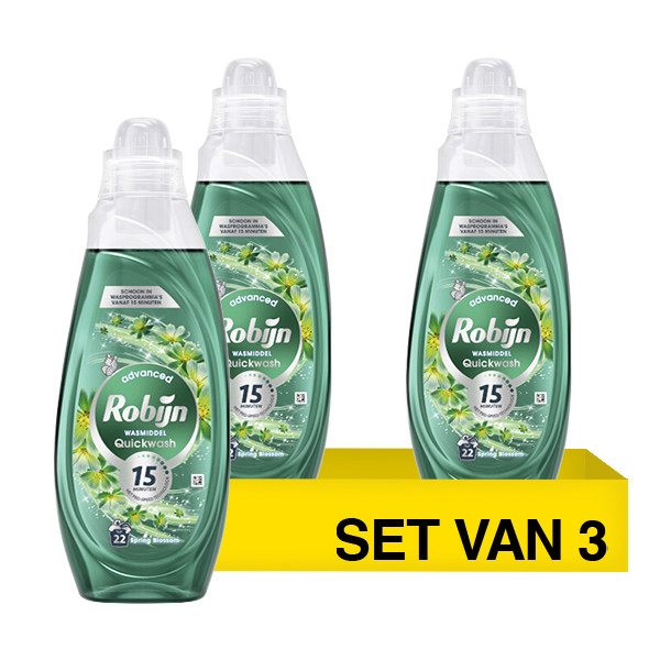 Aanbieding: Robijn Quickwash Vloeibaar Wasmiddel Sunset Bloom 837 ml (3 flessen - 66 wasbeurten) SRO05420 - 2