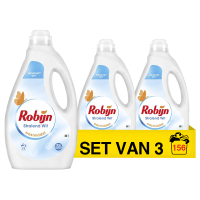 Aanbieding: Robijn Stralend Wit Vloeibaar Wasmiddel 2,6 liter (3 stuks - 156 wasbeurten) SRO05414