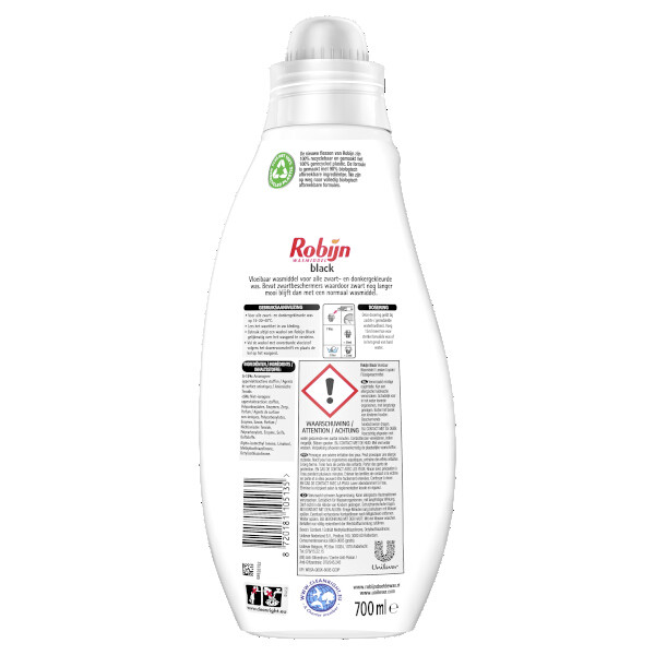 Robijn Aanbieding: Robijn Vloeibaar Wasmiddel Black 700 ml (8 flessen - 112 wasbeurten)  SRO05010 - 2