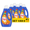 Aanbieding: Robijn Vloeibaar Wasmiddel Color 1000 ml (6 flessen - 120 wasbeurten)