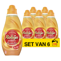 Aanbieding: Robijn Vloeibaar Wasmiddel Fleur & Fijn 720 ml (6 flessen - 108 wasbeurten) SRO05253
