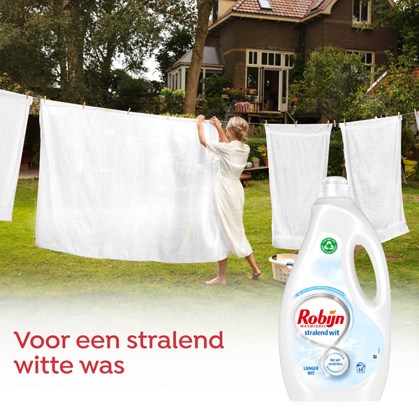 Robijn Aanbieding: Robijn Vloeibaar Wasmiddel Stralend Wit 3000 ml (3 flessen - 180 wasbeurten)  SRO00120 - 5