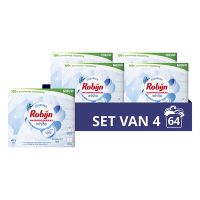 Aanbieding: Robijn Wasmiddeldoekjes Stralend Wit (4 dozen - 64 wasbeurten) SRO05120