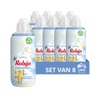 Robijn Aanbieding: Robijn Wasverzachter Jasmijn & Sandelhout 825 ml (8 flessen - 264 wasbeurten)  SRO05153