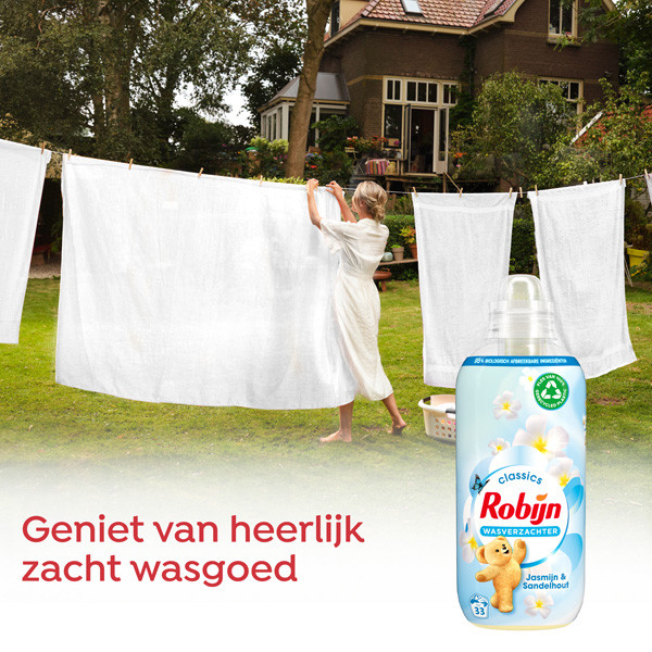 Robijn Aanbieding: Robijn Wasverzachter Jasmijn & Sandelhout 825 ml (8 flessen - 264 wasbeurten)  SRO05153 - 3