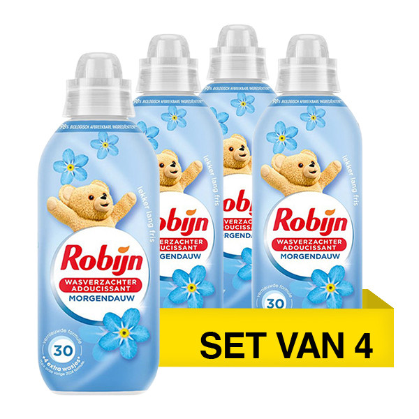 Aanbieding: Robijn Wasverzachter Morgendauw 604 ml (4 flessen - 120 wasbeurten) SRO05456 - 2