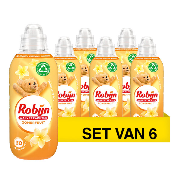 Aanbieding: Robijn Wasverzachter Zomerfruit 604 ml (10 flessen - 300 wasbeurten) SRO05404 - 1