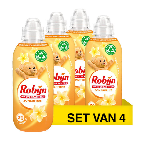 Aanbieding: Robijn Wasverzachter Zomerfruit 604 ml (4 flessen - 120 wasbeurten) SRO05455 - 2